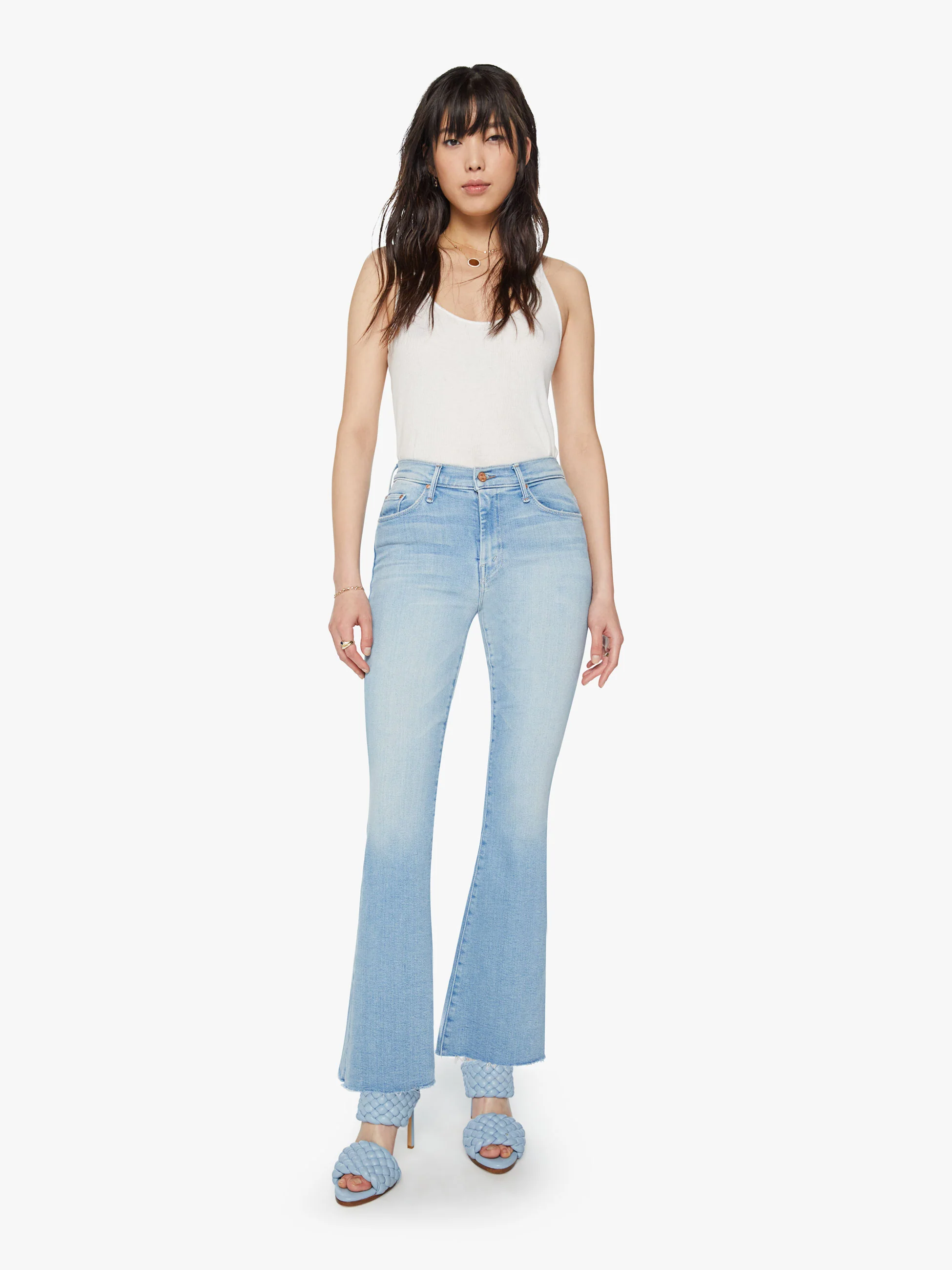 Galloir - Mid Rise Flair Jeans